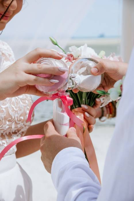 фотография: волшебная церемония свадьбы на острове Пхукет