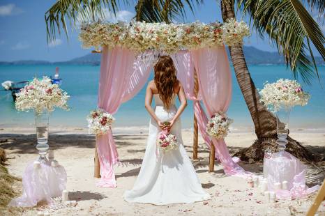 иллюстрация: официальная церемония свадьбы в Таиланде