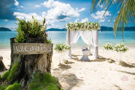 фото: официальная церемония свадьбы на острове Пхукет