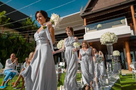 картинка: чудесная церемония свадьбы в Королевстве Таиланд