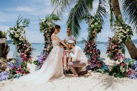 фотография: чудесная церемония свадьбы в Таиланде