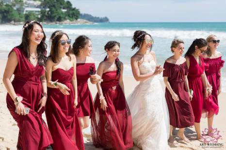 фото: чудесная свадебная церемония в Таиланде