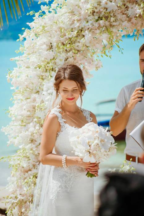 фото: традиционная церемония свадьбы на острове Пхукет