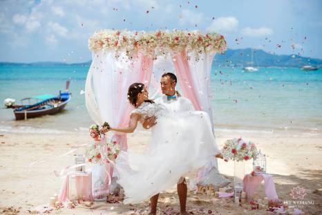 фото: красивая свадьба за границей