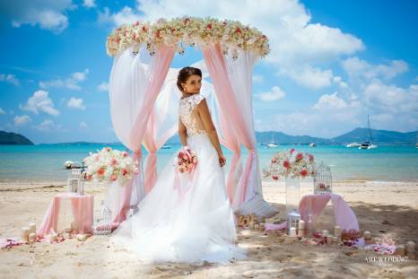 изображение: красивая свадьба в Королевстве Таиланд
