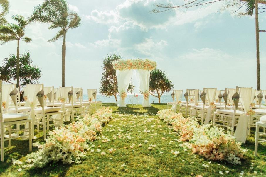 свадьба на вилле на острове